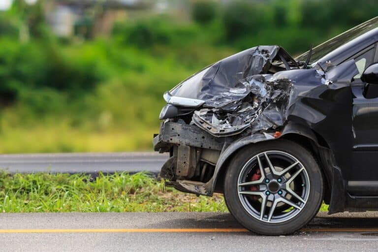 Madisonville Car Accident Lawyer - Car damaged after accident